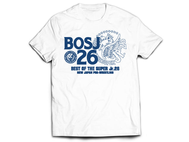 NJPW/ New Japan Pro Wrestling - Best of Super Juniors 26 - BOSJ26 white t-shirt