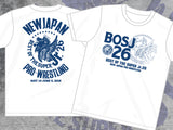 NJPW/ New Japan Pro Wrestling - Best of Super Juniors 26 - BOSJ26 white t-shirt