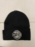 Black RevPro logo beanie