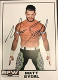 Signed Matt Sydal A4 Print
