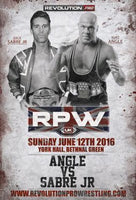 Kurt Angle vs Zack Sabre Jr Poster