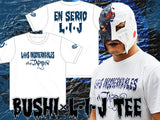 Bushi White x Navy LIJ T-shirt