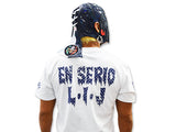 Bushi White x Navy LIJ T-shirt