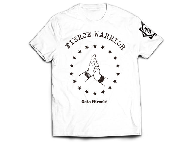 Former 3x NEVER Openweight Champion, 2x IWGP Intercontinental Champion, member of Chaos, Hirooki Goto  Fierce Warrior T-shirt. NJPW