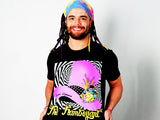 NJPW 2x IWGP United States Champion Juice Robinson with his brand New Flamboyant Top Hat T-shirt.