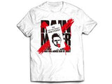 Former IWGP Heavyweight Champion and CHAOS member, The Rainmaker Kazuchika Okada with the latest NJPW New Japan Pro Wrestling White T-shirt.