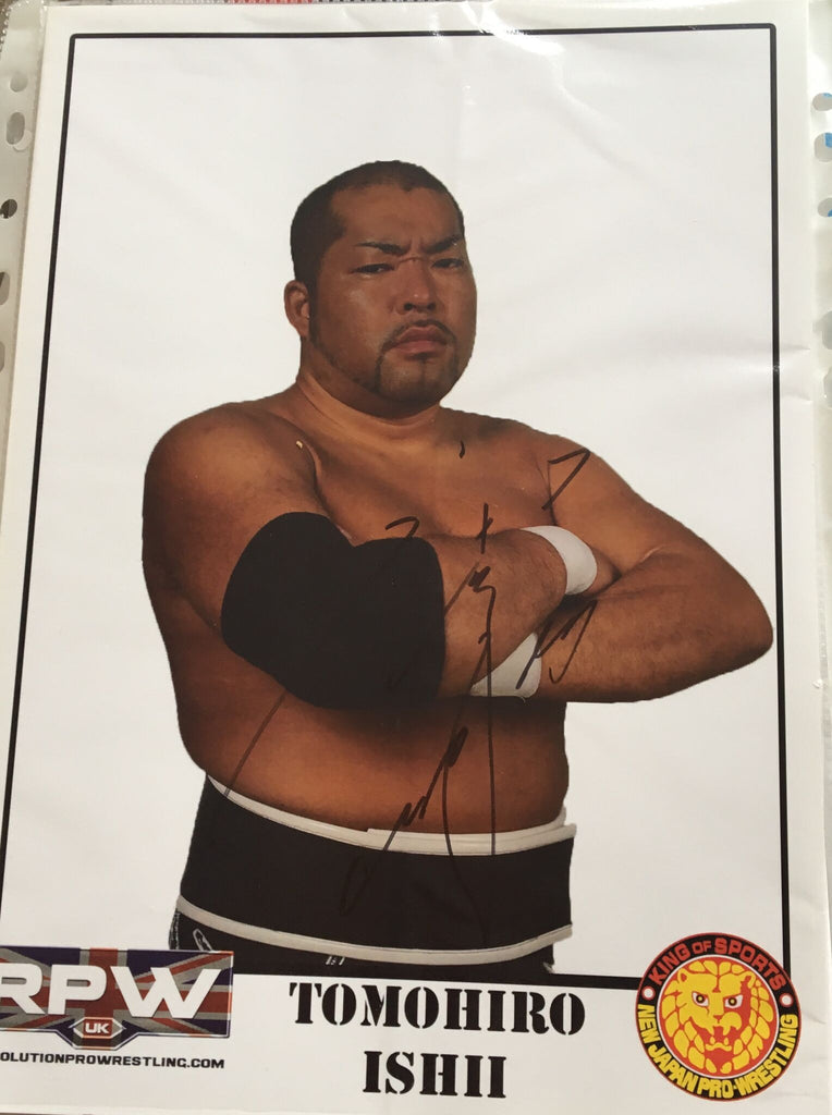 Signed A4 Tomohiro Ishii Arms Folded Print