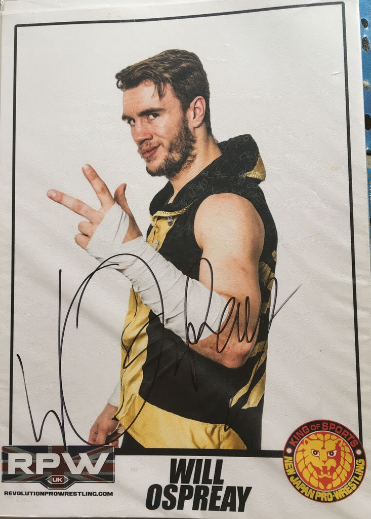 Signed Will Ospreay A4 Print