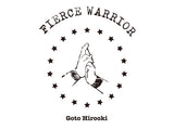 Former 3x NEVER Openweight Champion, 2x IWGP Intercontinental Champion, member of Chaos, Hirooki Goto  Fierce Warrior T-shirt. NJPW