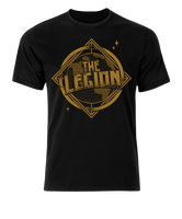 The Legion faction T-shirt includes The Haskins, Sha Samuels, The Great-O-Khan, Rampage Brown & Gideon Grey