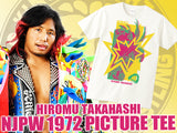 Hiromu Takahashi NJPW 1972 Picture T-shirt Official UK NJPW T-shirt Stockist
