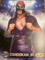 Signed Zandokan Jr A4 Print