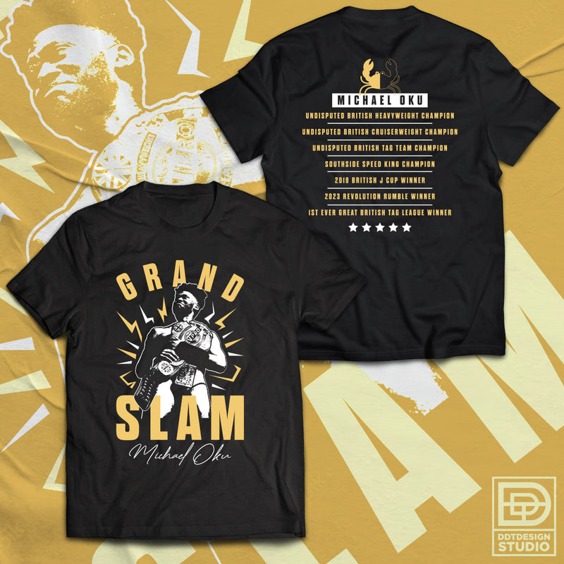 Michael Oku 'Grand Slam' Champions Edition T-shirt Shop RevPro