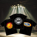 RevPro x CMLL X NJPW Logo T-shirt Combo