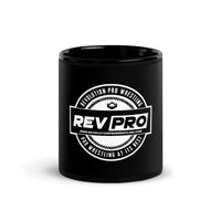 RevPro Logo Black Glossy Mug