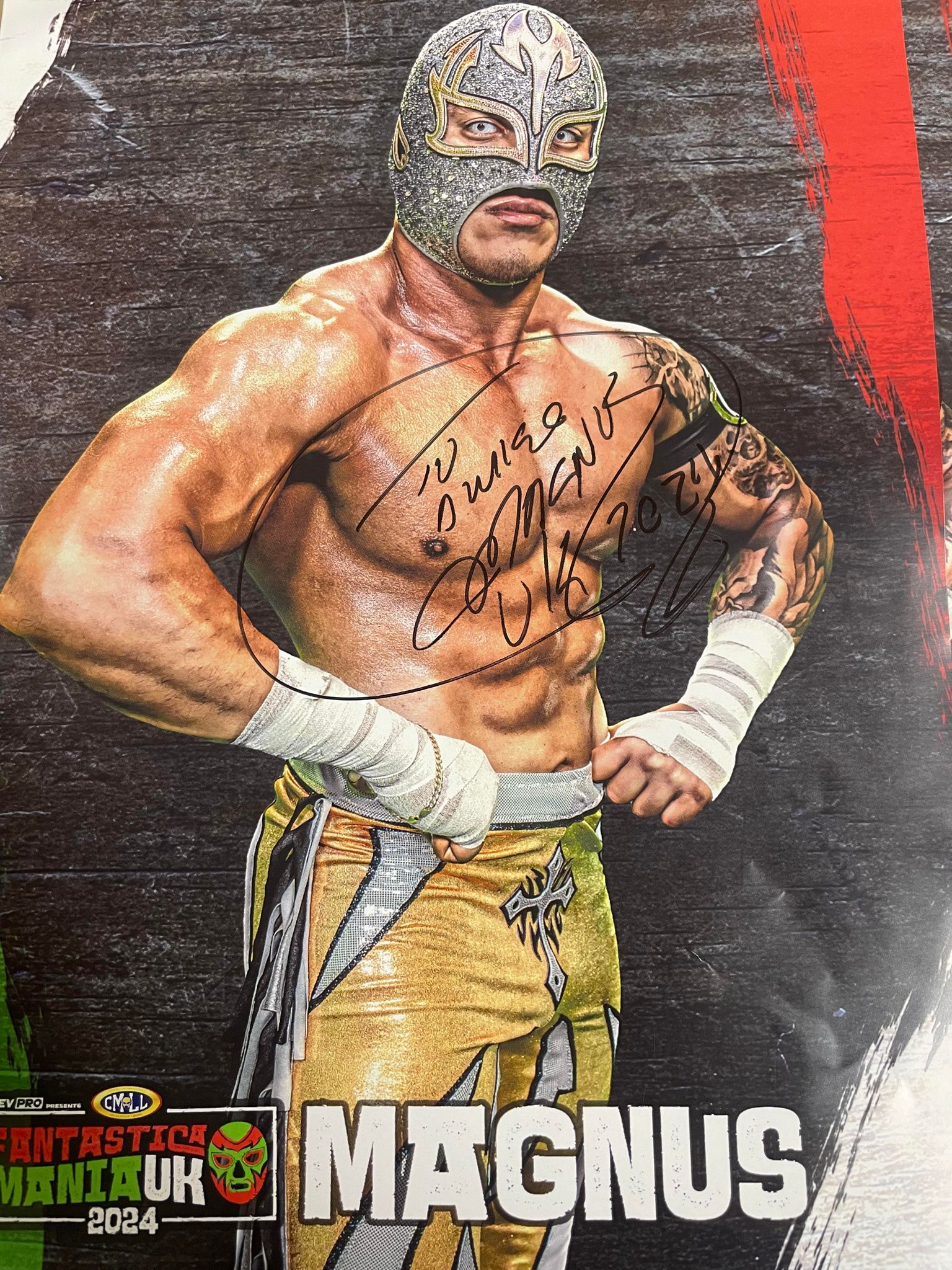 Magnus Print Signed Magnus A4 Print | Shop RevPro