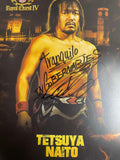 Signed Tetsuya Naito A4 Print (Royal Quest)