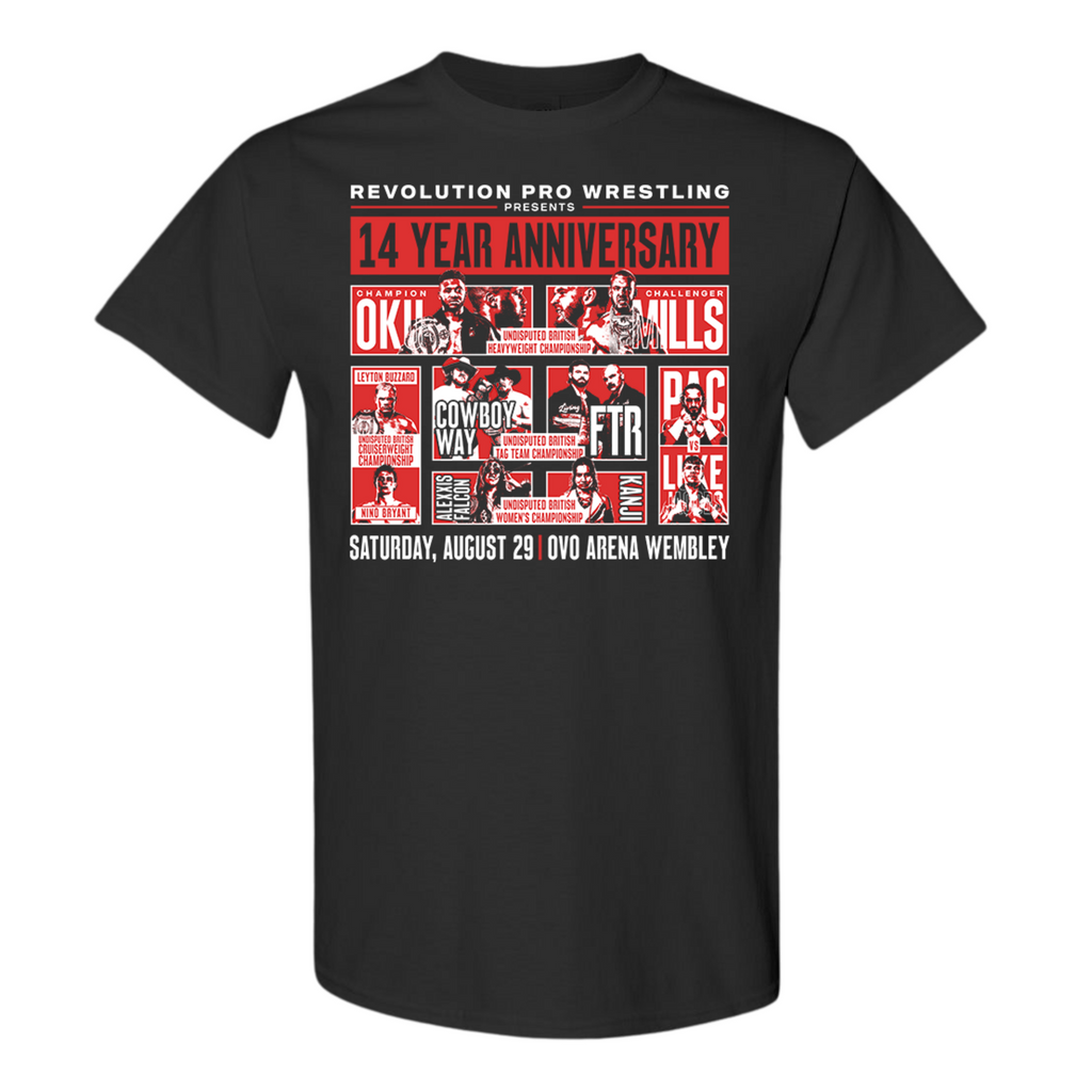 RevPro 14 Year Anniversary 'I Was There' Event T-Shirt