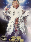 Signed Hiroshi Tanahashi A4 Print (Global Wars)