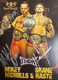 Signed TMDK Shane Haste and Mikey Nicholls A4 Print