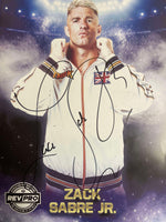 Signed Zack Sabre Jr A4 Print 2024