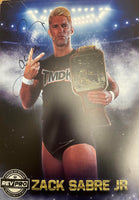 Signed Zack Sabre Jr  2023 A4 Print