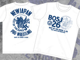 NJPW/ New Japan Pro Wrestling - Best of Super Juniors 26 - BOSJ26 white t-shirt 
