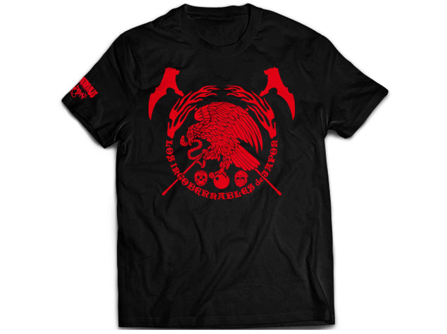NJPW LIJ x Aguila Black x Red T-shirt - Los Ingobernables de Japon