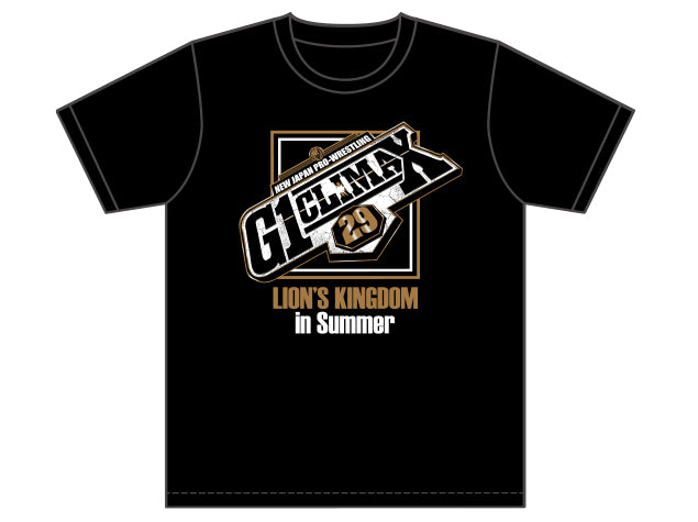 NJPW/ New Japan Pro Wrestling G1 Climax 29 official black T-shirt