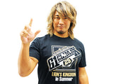 NJPW's Hiroshi Tanahashi wearing New Japan Pro Wrestling G1 Climax 29 official T-shirt