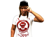 NJPW's Tetsuya Naito in LIJ x Aguila White x Red T-shirt - Los Ingobernables de Japon