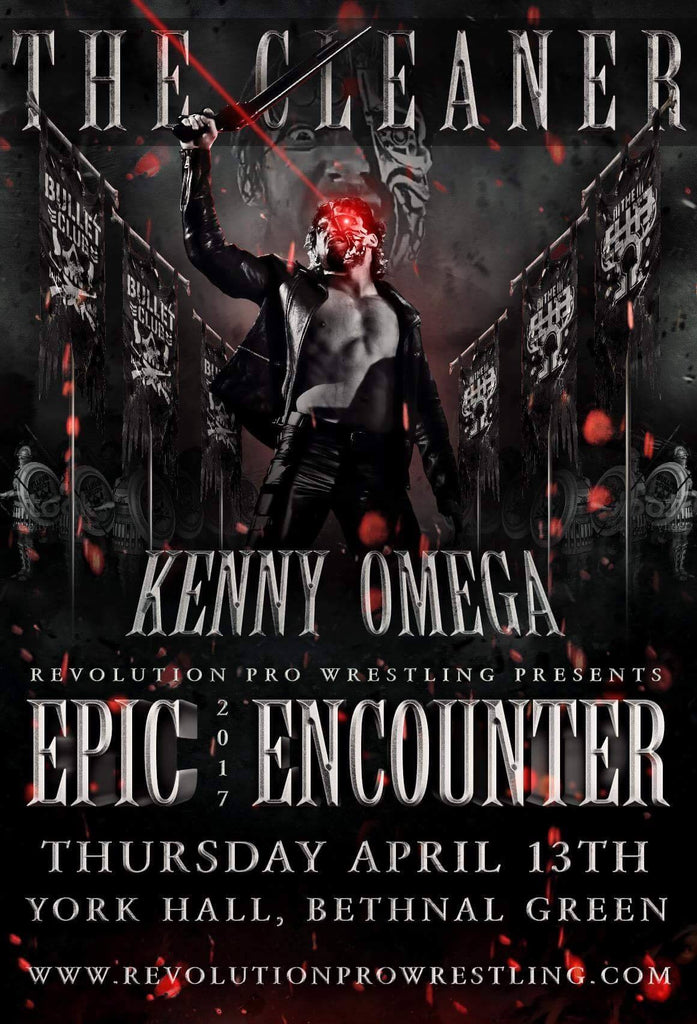 RevPro Epic Encounter 2017 poster with Kenny Omega