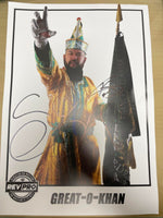 Signed A4 Print of the Great-O-Khan