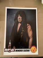 Signed A4 Print of Minoru Suzuki