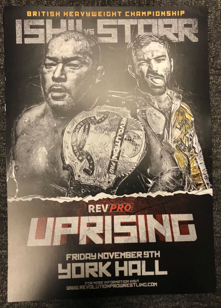 David Starr vs Tomohiro Ishii Poster Uprising 2018