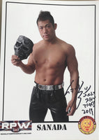 Signed Sanada Short Hair A4 Print
