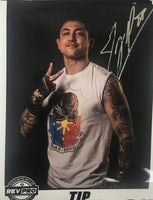 Signed A4 Print TJP, TJ Perkins WWE Cruiserweight Classic, NJPW