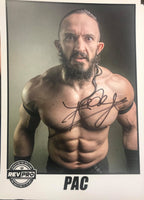 Signed PAC Hair Pulled Back A4 Print