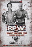 Kurt Angle vs Zack Sabre Jr Poster