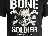 Bone Soldier of the Bullet Club, Taiji Ishimori,  BC logo from New Japan Pro Wrestling NJPW
