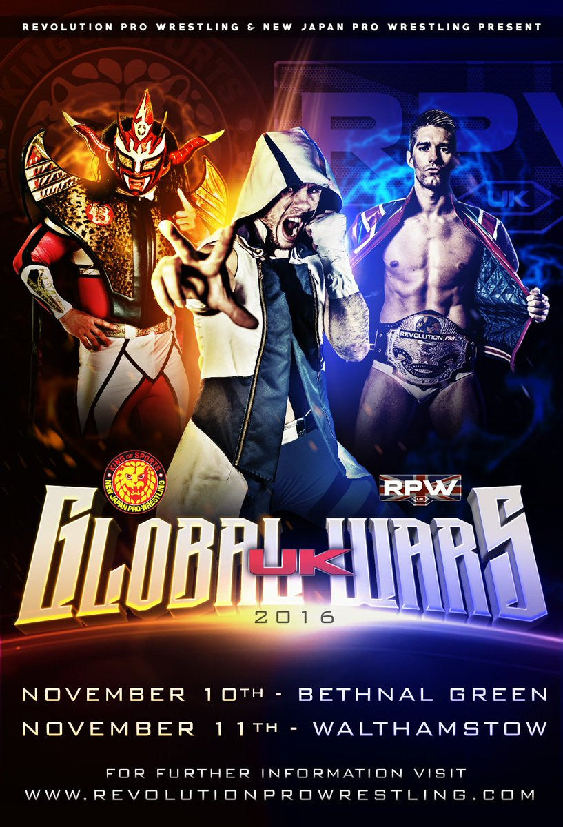 Global Wars 16 Programme Shop RevPro