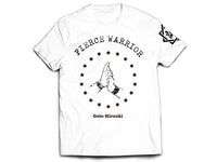 Former 3x NEVER Openweight Champion, 2x IWGP Intercontinental Champion, member of Chaos, Hirooki Goto  Fierce Warrior T-shirt. NJPW