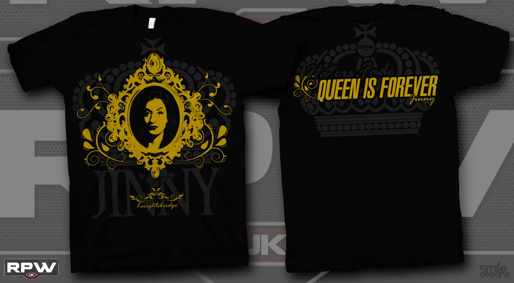 NXTUK Jinny T-shirt Queen is Forever WWE NXT UK Mae Young Classic II