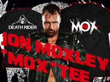 John Moxley's new Mox Death Rider Tshirt 'MOX' - New Japan Pro Wrestling - AEW - WWE's Dean Ambrose