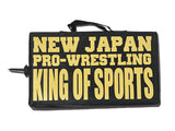 NJPW Black and Gold Lion Mark Stadium Cushion.