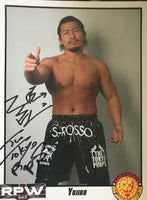 Yujiro Takahashi Signed A4 Print