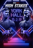 Ospreay vs PAC High Stakes 2019 Poster