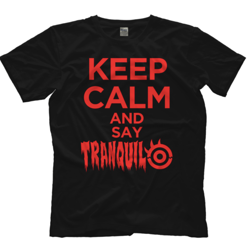 Show your support for the leader of Los Ingobernables de Japon and the former 3x IWGP Heavyweight Champion, 6x IWGP Intercontinental Champion, NJPW Tetsuya Naito "Keep Calm and say Tranquilo" Black T-shirt