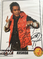NJPW Kushida Signed Print