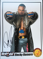 NJPW Signed A4 Print of Rocky Romero